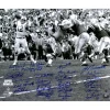 Autographed Items|Photos^New York Jets 1969 Autographed 16" X 20" Super Bowl III Joe Namath Throwing Photograph With 24 Signatures
