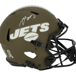 Autographed Items|Helmets^New York Jets Aaron Rodgers Autographed Riddell 2022 Salute To Service Speed Authentic Helmet