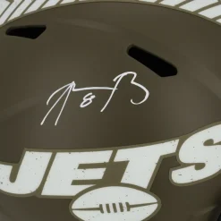 Autographed Items^New York Jets Aaron Rodgers Autographed Riddell 2022 Salute To Service Speed Replica Helmet