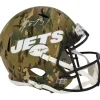 Autographed Items|Helmets^New York Jets Aaron Rodgers Autographed Riddell Camo Speed Replica Helmet