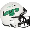 Autographed Items^New York Jets Aaron Rodgers Autographed Riddell Lunar Eclipse Speed Authentic Helmet