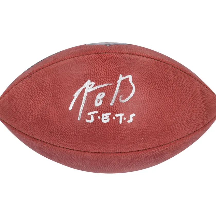 Autographed Items|Footballs^New York Jets Aaron Rodgers Autographed Duke Full Color Football With "J-E-T-S" Inscription