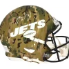 Autographed Items|Helmets^New York Jets Aaron Rodgers Autographed Riddell Camo Speed Authentic Helmet