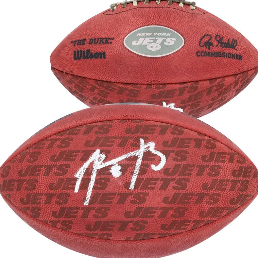Autographed Items|Footballs^New York Jets Aaron Rodgers Autographed Duke Showcase Football