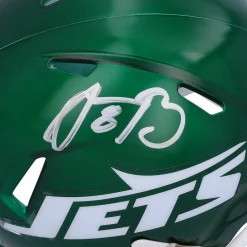 Autographed Items|Helmets^New York Jets Aaron Rodgers Autographed 2024 Riddell Speed Mini Helmet