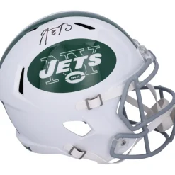 Autographed Items|Helmets^New York Jets Aaron Rodgers Autographed 2024 Riddell Alternate Speed Replica Helmet