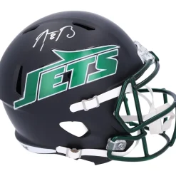 Autographed Items|Helmets^New York Jets Aaron Rodgers Autographed 2024 Riddell Alternate Speed Replica Helmet