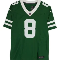 Collectible Jerseys|Autographed Items^New York Jets Aaron Rodgers Autographed Green F.U.S.E. Nike Limited Jersey