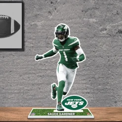 Toys & Outdoor Games|Toys & Games^New York Jets Ahmad Sauce Gardner 12'' Player Standee Desktop Display