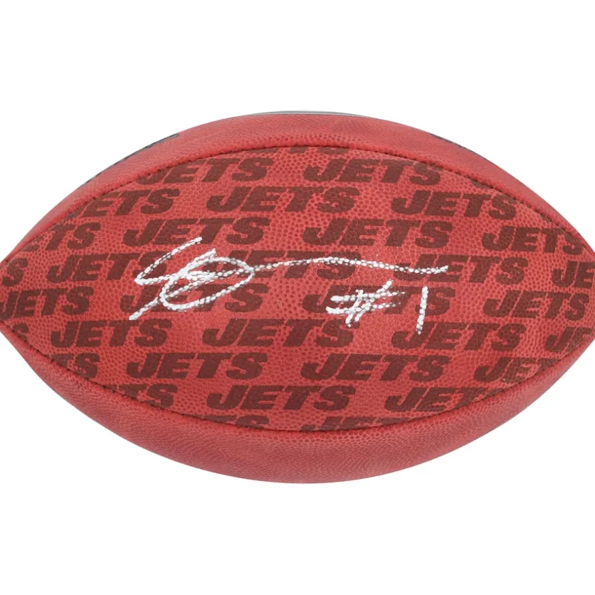 Autographed Items|Footballs^New York Jets Ahmad Sauce Gardner Autographed Duke Showcase Football