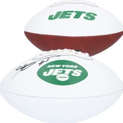 Autographed Items|Footballs^New York Jets Ahmad Sauce Gardner Autographed Franklin White Panel Football