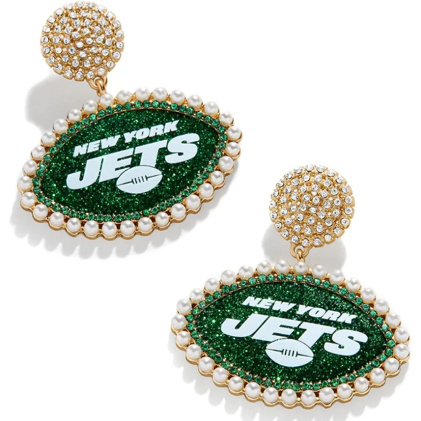 Accessories|Jewelry^New York Jets BaubleBar Statement Stud Earrings