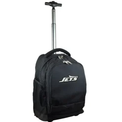Travel|School Supplies^New York Jets Black 19'' Premium Wheeled Backpack