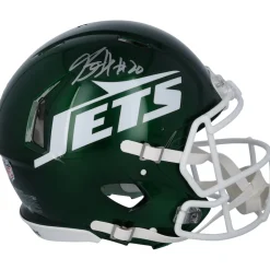 Autographed Items|Helmets^New York Jets Breece Hall Autographed 2024 Riddell Speed Authentic Helmet