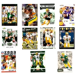 Prints & Artwork|Trading Cards^New York Jets Brett Favre Trading Cards Set