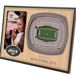 Picture Frames & Albums^New York Jets Brown 3D StadiumViews Picture Frame