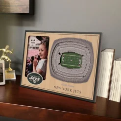 Picture Frames & Albums^New York Jets Brown 3D StadiumViews Picture Frame