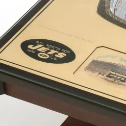 Furniture^New York Jets Brown 25-Layer StadiumView Lighted End Table
