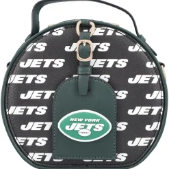 Purses^New York Jets Cuce Repeat Logo Round Bag
