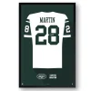 Wall Art|Wall Art^New York Jets Curtis Martin Framed 14" X 20" Retired Jersey Art Print