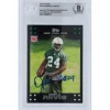 Trading Cards^New York Jets Darrelle Revis Autographed 2007 Topps #374 Beckett Fanatics Witnessed Authenticated Rookie Card