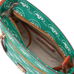 Accessories|Purses^New York Jets Dooney & Bourke Signature Small Zip Crossbody Purse