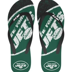 Shoes & Socks|Swimsuits^New York Jets FOCO Big Logo Flip-Flops
