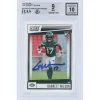 Trading Cards^New York Jets Garrett Wilson Autographed 2022 Panini Score #306 Beckett Fanatics Witnessed Authenticated 9/10 Rookie Card