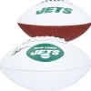 Autographed Items|Footballs^New York Jets Garrett Wilson Autographed Franklin White Panel Football