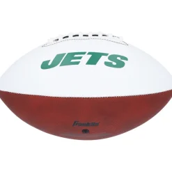 Autographed Items|Footballs^New York Jets Garrett Wilson Autographed Franklin White Panel Football