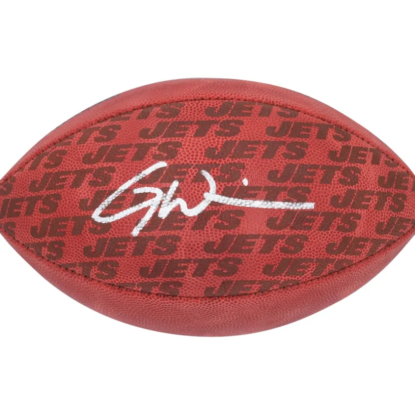 Autographed Items|Footballs^New York Jets Garrett Wilson Autographed Duke Showcase Football