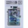 Trading Cards^New York Jets Garrett Wilson Autographed 2022 Panini Donruss Optic Rated Rookie #206 Beckett Fanatics Witnessed Authenticated 10 Rookie Card With "2022 OROY" Inscription