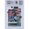Trading Cards^New York Jets Garrett Wilson Autographed 2022 Panini Donruss Rated Rookie #306 Beckett Fanatics Witnessed Authenticated 10 Rookie Card With "2022 OROY" Inscription