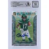 Trading Cards^New York Jets Garrett Wilson Autographed 2022 Panini Donruss Elite Series Rookies #ESR-6 Beckett Fanatics Witnessed Authenticated 10 Rookie Card