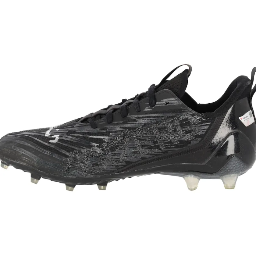 Autographed Items|Cleats & Shoes^New York Jets Garrett Wilson Autographed Game-Used Black Adidas Cleats From The 2023 NFL Season