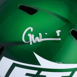 Autographed Items|Helmets^New York Jets Garrett Wilson Autographed 2024 Riddell Speed Replica Helmet