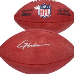 Autographed Items|Footballs^New York Jets Garrett Wilson Autographed Wilson Duke Full Color Logo Pro Football