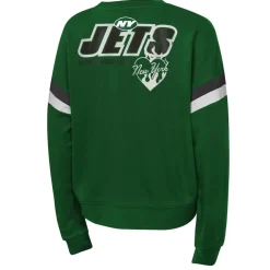 Sweatshirts & Fleece|Kids^New York Jets Girl's Green Eternal Love Pullover Sweatshirt