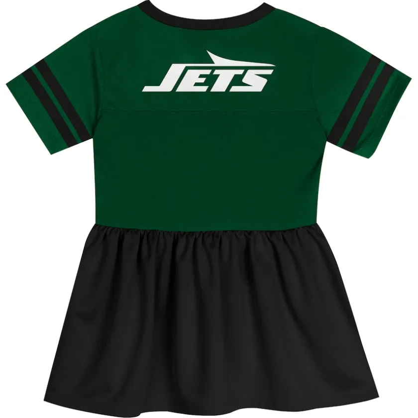 Dresses & Skirts^New York Jets Girls Toddler Green Stadium Lights Fashion Jersey Dress