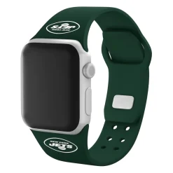 Accessories|Accessories^New York Jets Green Logo Silicone Apple Watch Band