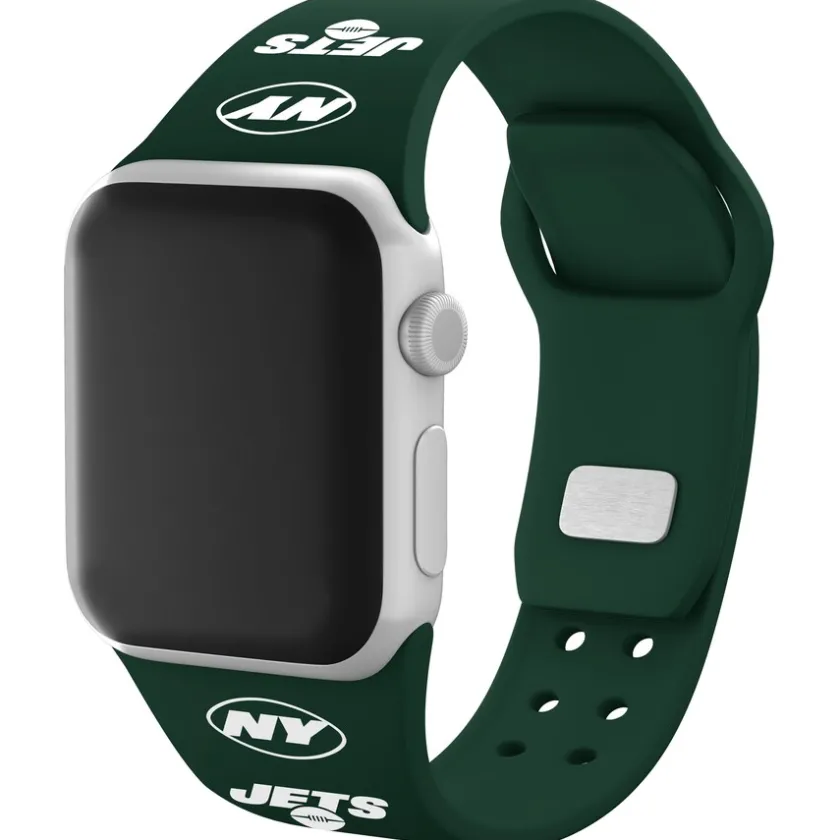Accessories|Accessories^New York Jets Green Silicone Apple Watch Band