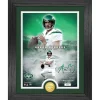 Photos|Plaques^New York Jets Highland Mint Aaron Rodgers 13'' X 16'' Legends Bronze Coin Photo Mint