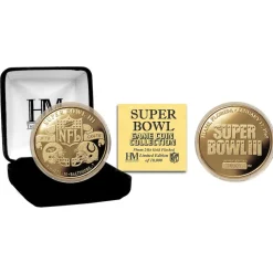 Coins^New York Jets Highland Mint Super Bowl III Flip Coin