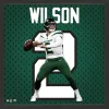 Photos^New York Jets Highland Mint Zach Wilson 13'' X 13'' Impact Jersey Framed Photo