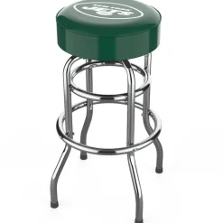 Furniture^New York Jets Imperial Team Chrome Bar Stool