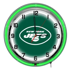 Clocks^New York Jets Imperial 18'' Neon Clock