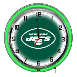 Clocks^New York Jets Imperial 18'' Neon Clock