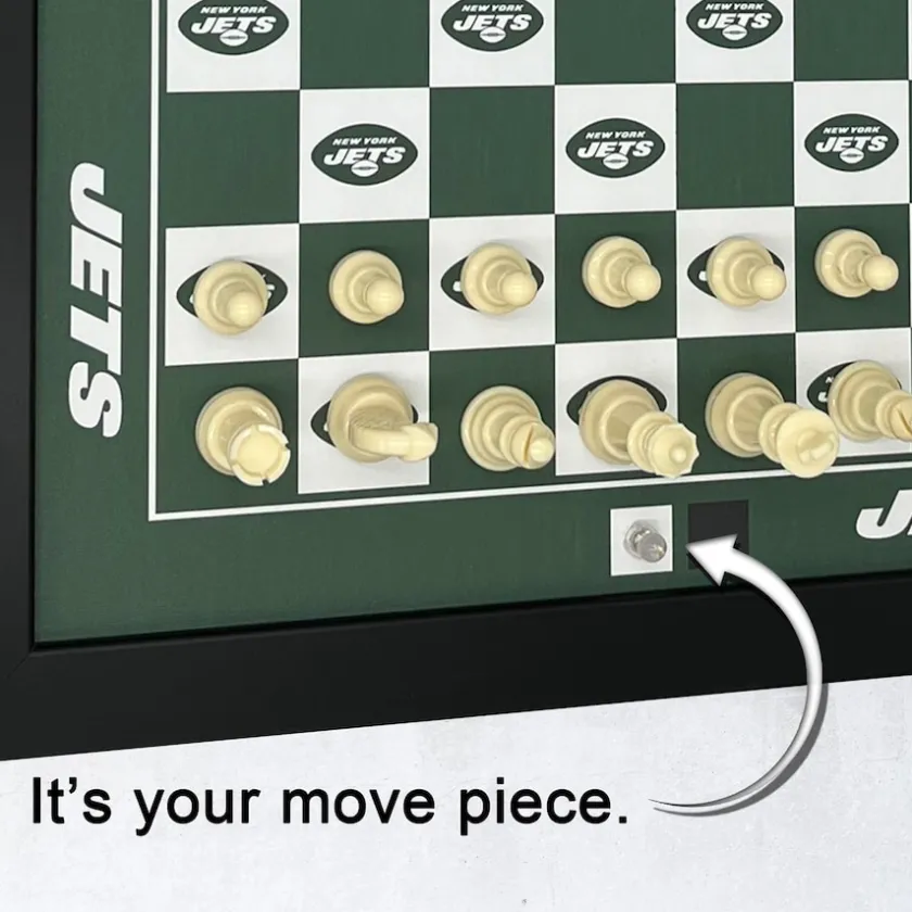Game Room^New York Jets Imperial 18" X 18" Magnetic Chess Set