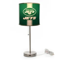 Lighting^New York Jets Imperial Chrome Desk Lamp