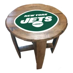 Furniture^New York Jets Imperial Oak Barrel Table